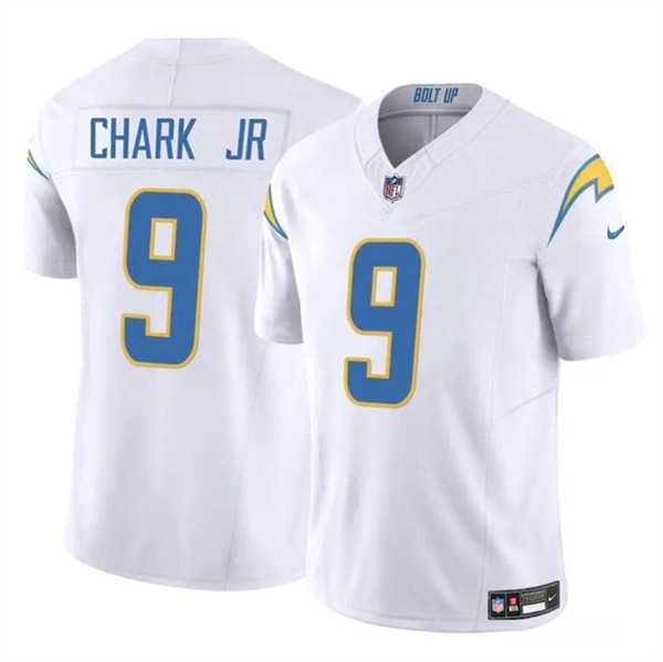 Men & Women & Youth Los Angeles Chargers #9 DJ Chark Jr White 2024 F.U.S.E. Vapor Limited Stitched Jersey